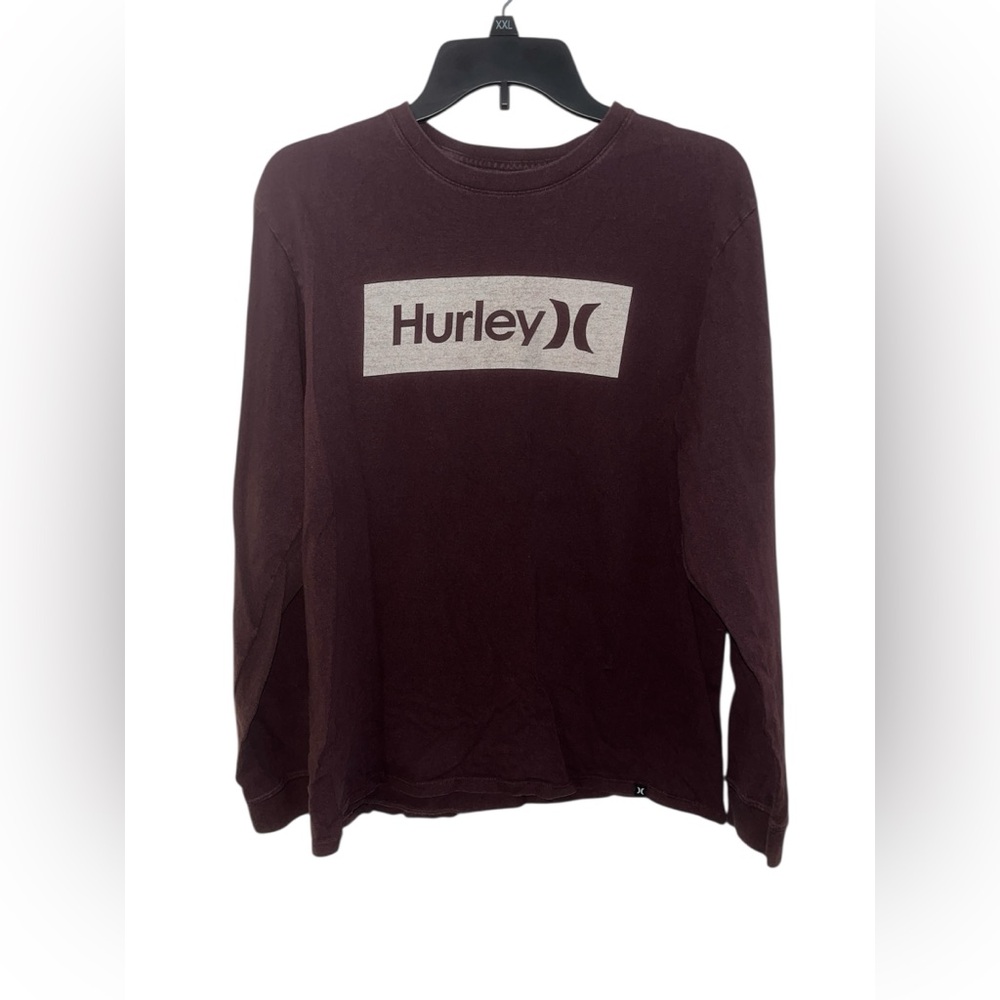 Men’s Maroon Hurley Long Sleeve